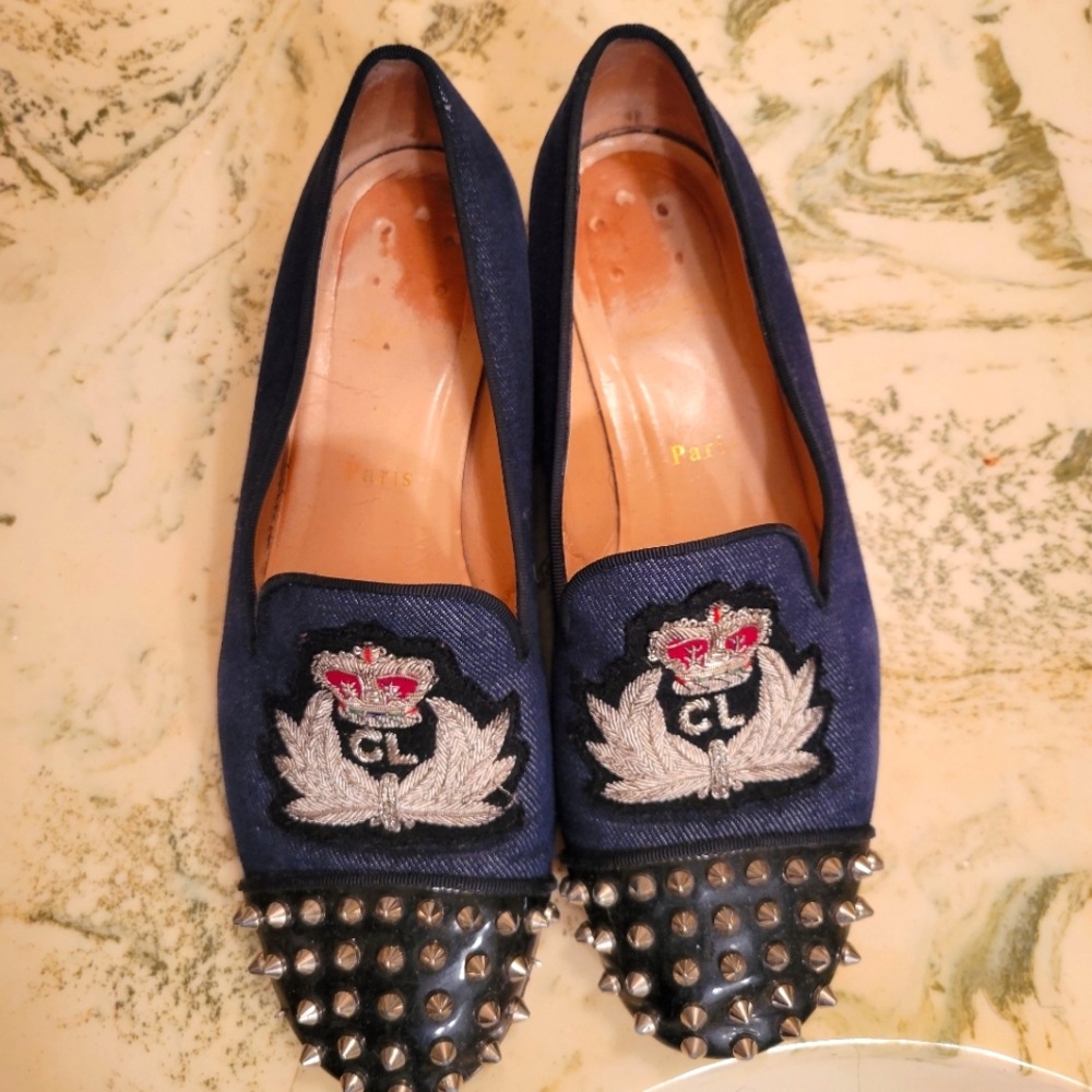 Christian Louboutin Spike loafers